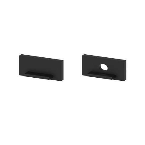 Accesorii pentru profile - Set de capace de capat din plastic negru P11-1 [C5] - accesoriu profil LED
