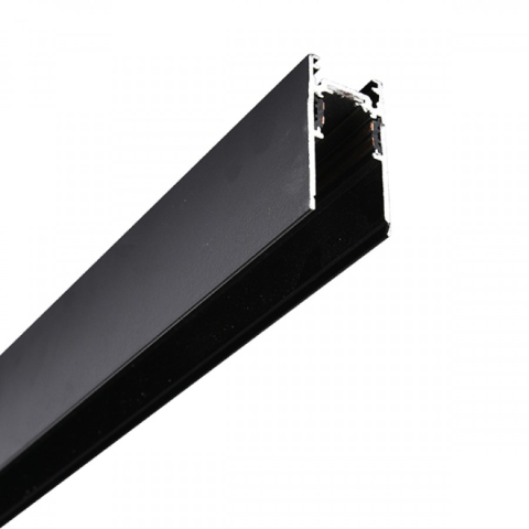 Șine 48V - Șină magnetică aplicată 48V • 2m - negru