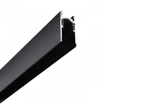 Șine 48V - Șină magnetică aplicată 48V • 3m - negru