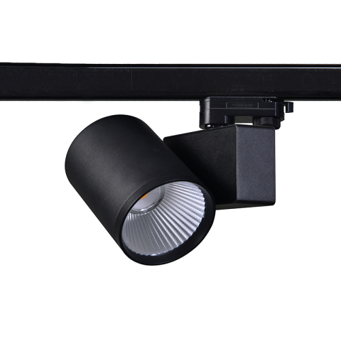 Proiectoare LED - Spot LED pentru șină 220V Soline 40W • 4000K • 4400lm • 38° • Ra80 - aluminiu, negru