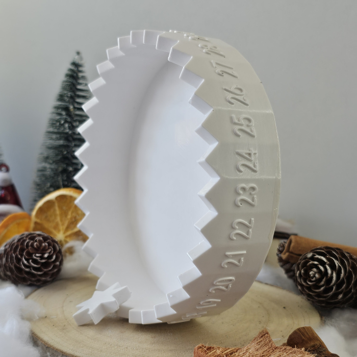 Calendar decorativ „Steaua Timpului” – Alb – 235g – Praf ceramic [4]