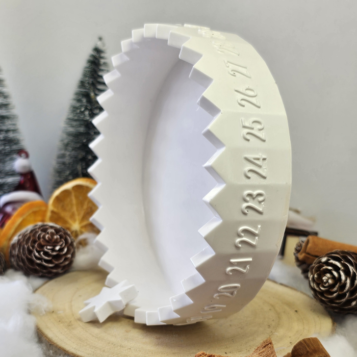 Calendar decorativ „Steaua Timpului” – Alb – 235g – Praf ceramic [2]