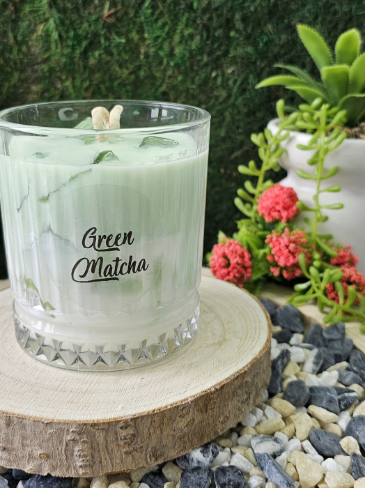 Lumanare parfumata-Green Matcha-ceara de soia 100% naturala [4]