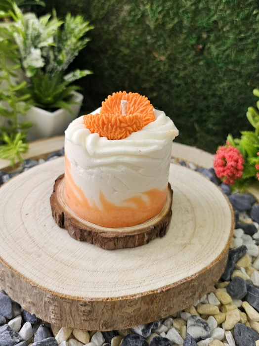 Lumanare parfumata-Orange Creamy Dream-ceara de soia 100% naturala [5]