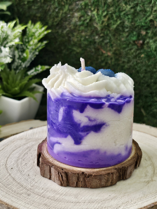 Lumanare parfumata- Violet Creamy Dream-ceara de soia 100% naturala [5]