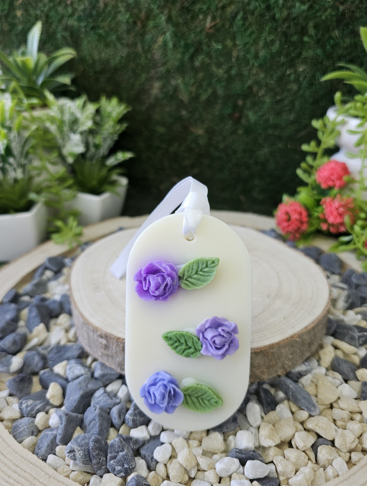 Odorizant Dulap Haine Bloom - Eleganta Florala cu Trandafir Akito & Iasomie –handmade, wax melts, ceara de soia 100% naturala, ceara parfumata-50g [3]