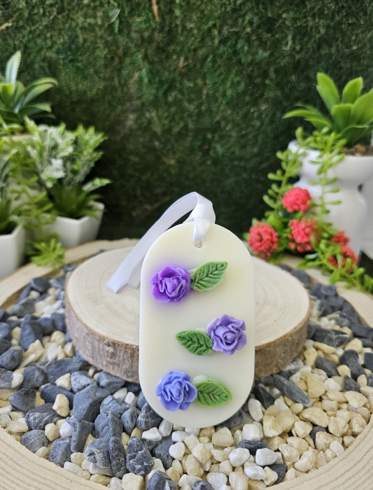 Odorizant Dulap Haine Bloom - Eleganta Florala cu Trandafir Akito & Iasomie –handmade, wax melts, ceara de soia 100% naturala, ceara parfumata-50g [4]