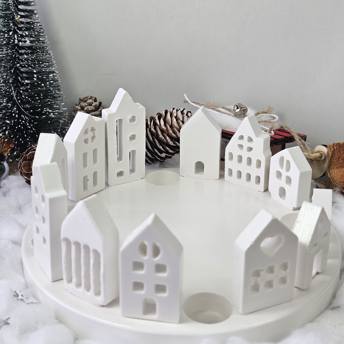 Satul Alb – Piesă decorativă din praf ceramic [4]