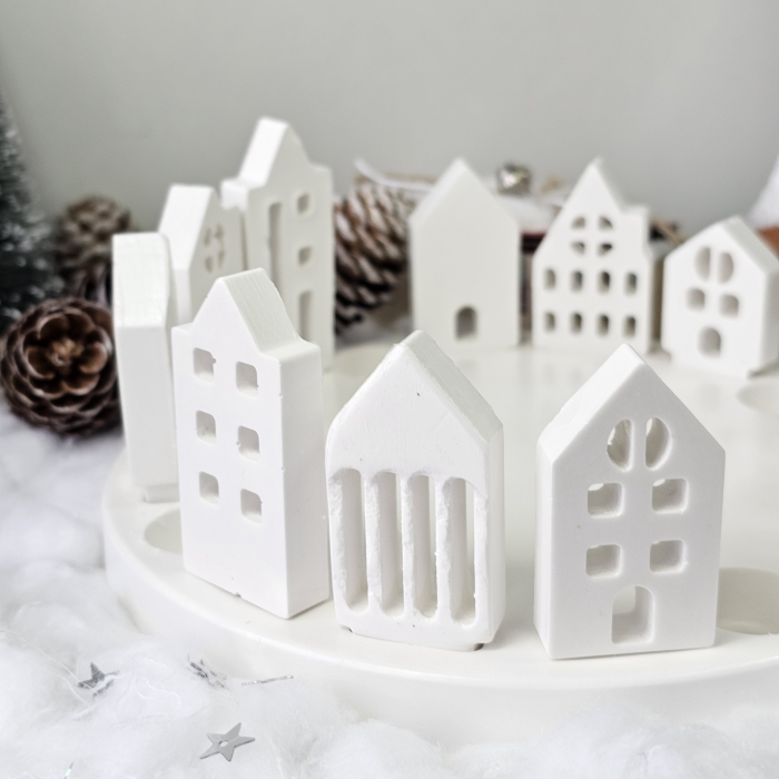 Satul Alb – Piesă decorativă din praf ceramic [2]