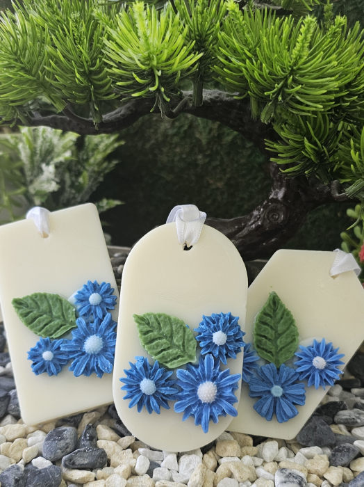 Set 3 Odorizante Dulap Haine Bliss- Aroma Seducatoare de Vanilie Neagra & Mosc –handmade, wax melts, ceara de soia 100% naturala, ceara parfumata-150g [6]