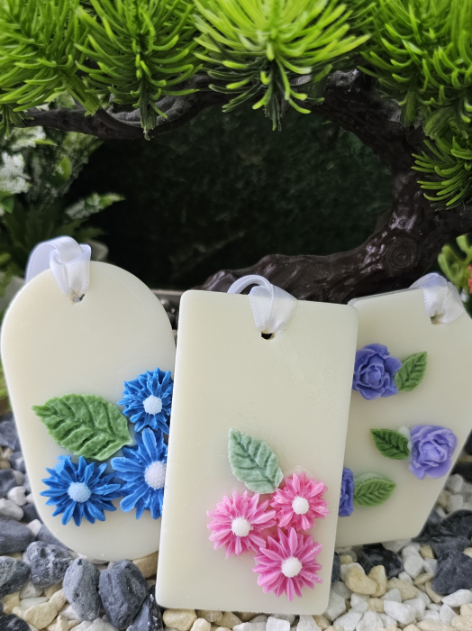 Set 3 Odorizante Dulap Haine, Dewi Petals, Bloom, Bliss - handmade, wax melts, ceara de soia 100% naturala, ceara parfumata-150g [3]