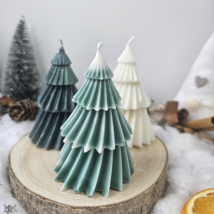 Set ""Brăduți în armonie” – Trio decorativ de iarnă [2]