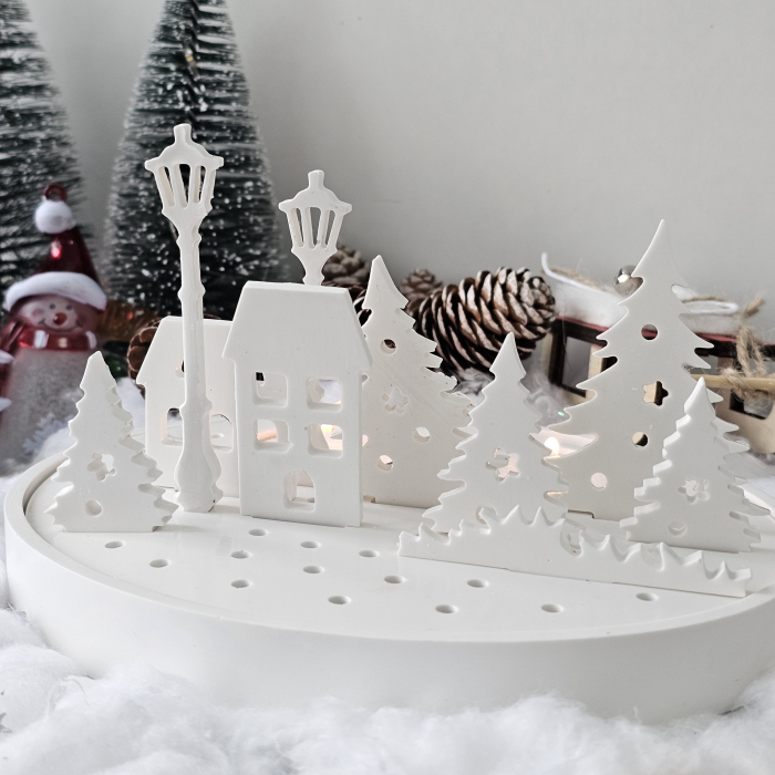 Set decorativ „Satul Alb” – 395g –Praf ceramic [7]