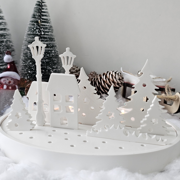 Set decorativ „Satul Alb” – 395g –Praf ceramic [6]