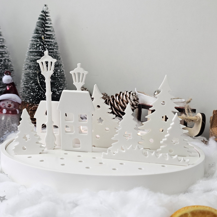 Set decorativ „Satul Alb” – 395g –Praf ceramic [4]