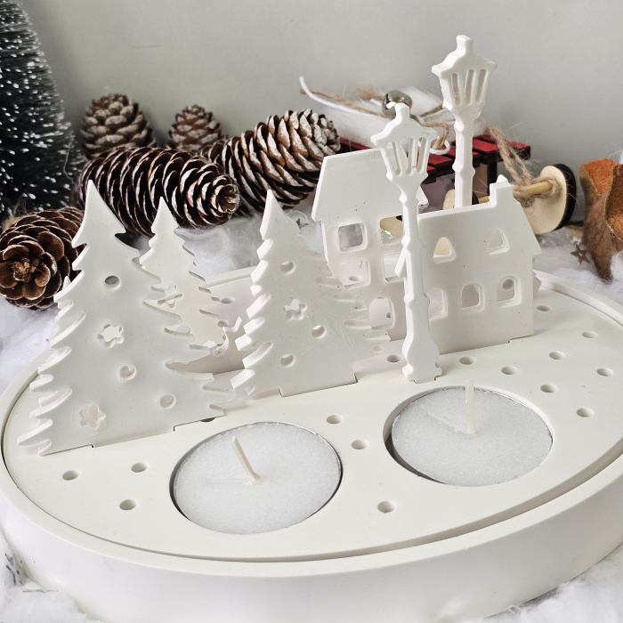 Set decorativ „Satul Alb” – 395g –Praf ceramic [2]