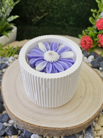 Lumanare parfumata Bloom – Eleganta Florala cu Trandafir Akito & Iasomie – 150g [1]