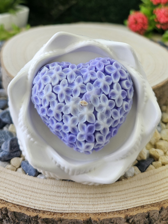 Lumanare parfumata Bloom – Eleganta Florala cu Trandafir Akito & Iasomie – 50g [2]