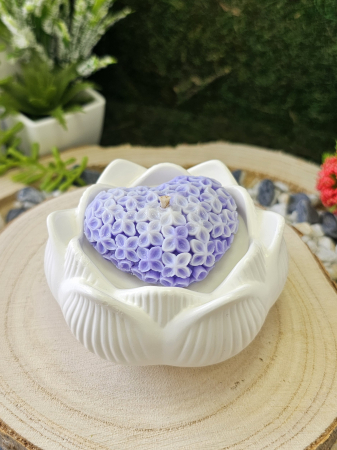 Lumanare parfumata Bloom – Eleganta Florala cu Trandafir Akito & Iasomie – 50g [4]