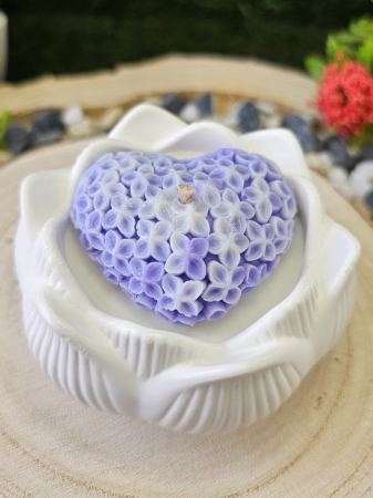 Lumanare parfumata Bloom – Eleganta Florala cu Trandafir Akito & Iasomie – 50g [3]