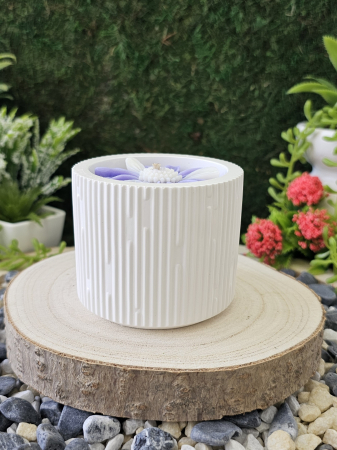 Lumanare parfumata Bloom – Eleganta Florala cu Trandafir Akito & Iasomie – 90g [7]