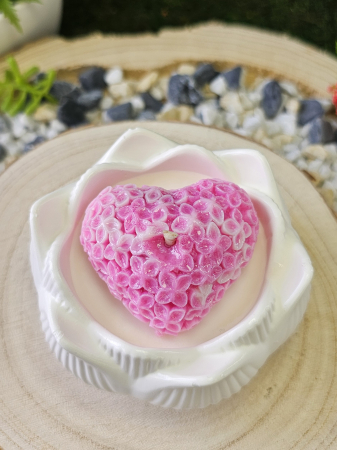 Lumanare parfumata Dewi Petals – Esenta Exotica cu Lemn de Santal & Tonka – 50g [3]