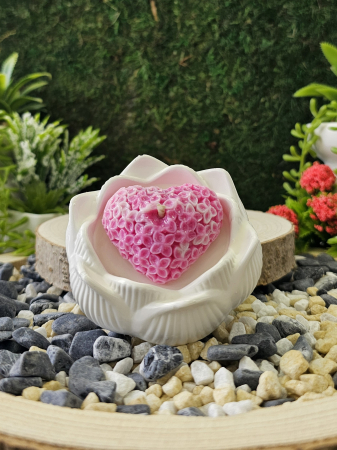 Lumanare parfumata Dewi Petals – Esenta Exotica cu Lemn de Santal & Tonka – 50g [5]