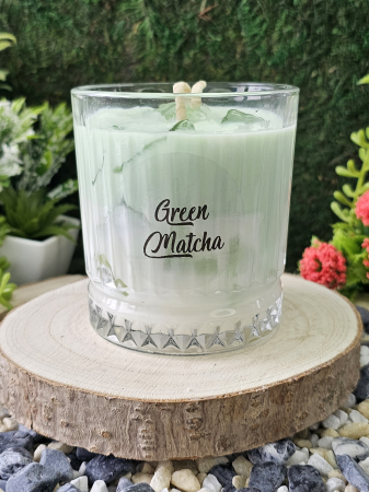 Tentații Parfumate - Lumanare parfumata-Green Matcha-ceara de soia 100% naturala
