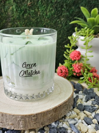 Lumanare parfumata-Green Matcha-ceara de soia 100% naturala [3]