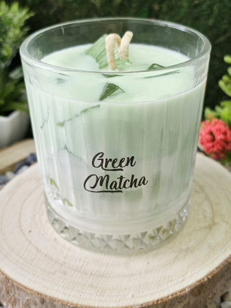 Lumanare parfumata-Green Matcha-ceara de soia 100% naturala [4]