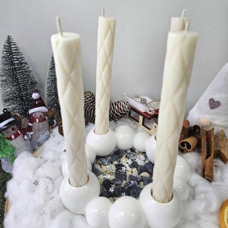 Magia Iernii în Praf Ceramic și Ceară de Soia [1]