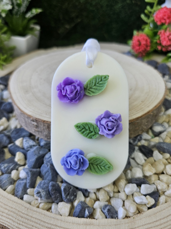 Odorizant Dulap Haine Bloom - Eleganta Florala cu Trandafir Akito & Iasomie –handmade, wax melts, ceara de soia 100% naturala, ceara parfumata-50g [5]