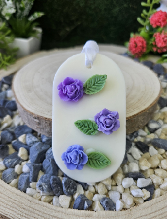 Odorizant Dulap Haine Bloom - Eleganta Florala cu Trandafir Akito & Iasomie –handmade, wax melts, ceara de soia 100% naturala, ceara parfumata-50g [4]