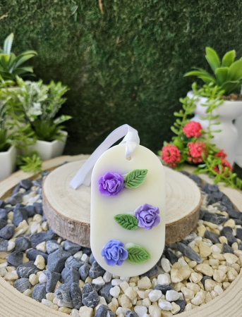Odorizant Dulap Haine Bloom - Eleganta Florala cu Trandafir Akito & Iasomie –handmade, wax melts, ceara de soia 100% naturala, ceara parfumata-50g [3]