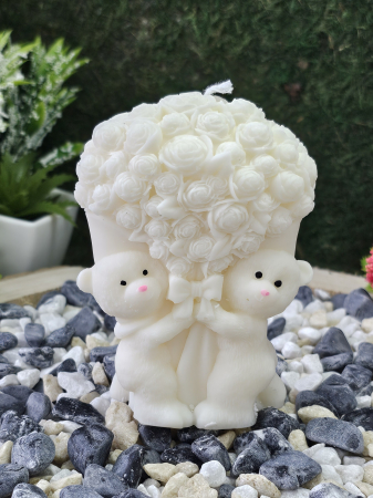 Clipe de Poveste – Mărturii de Nuntă - Povestea Ursuleților – Lumânare Mărturie Nuntă