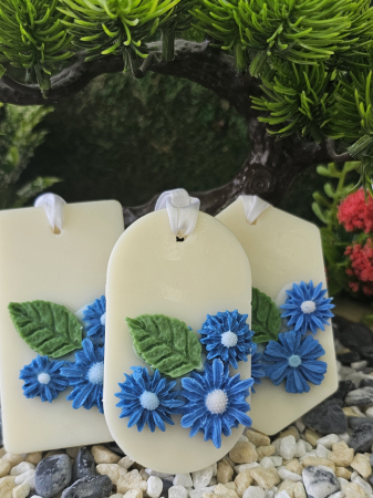 Set 3 Odorizante Dulap Haine Bliss- Aroma Seducatoare de Vanilie Neagra & Mosc –handmade, wax melts, ceara de soia 100% naturala, ceara parfumata-150g [2]