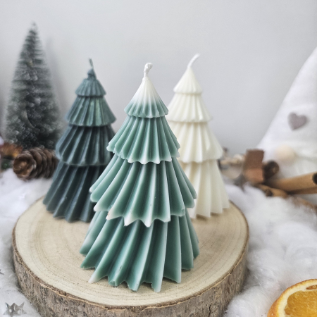 Set ""Brăduți în armonie” – Trio decorativ de iarnă [1]