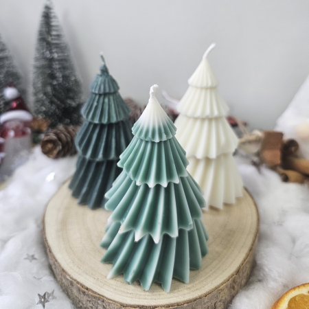 Set ""Brăduți în armonie” – Trio decorativ de iarnă [3]