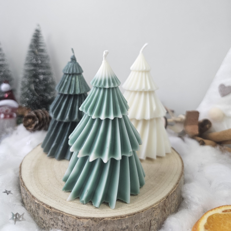 Set ""Brăduți în armonie” – Trio decorativ de iarnă [2]