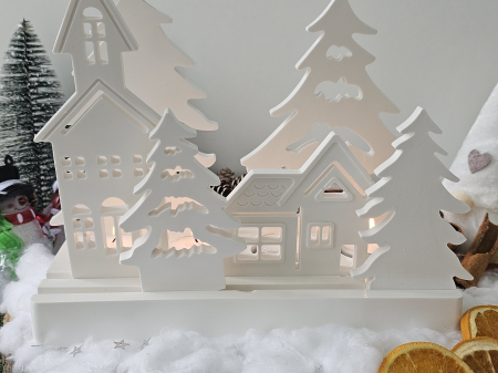 Set decorativ ceramic „Lumină de Crăciun” – 1320g – Cu 4 lumânări parfumate din ceară de soia [9]