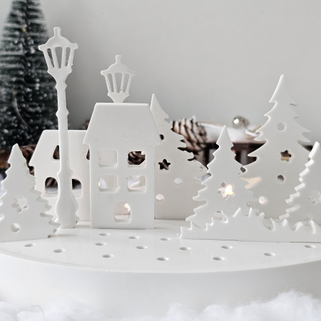 Set decorativ „Satul Alb” – 395g –Praf ceramic [8]