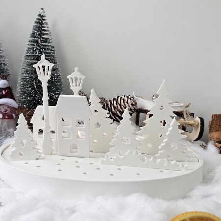 Set decorativ „Satul Alb” – 395g –Praf ceramic [4]