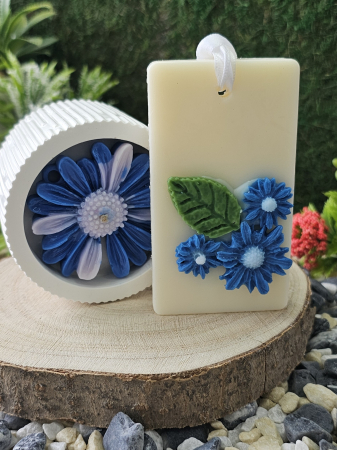 Flacără de Dăruit - Set Lumanare & Odorizant Bliss – Aroma Seducatoare de Vanilie Neagra & Mosc – handmade, wax melts, ceara de soia 100% naturala, ceara parfumata – 140g