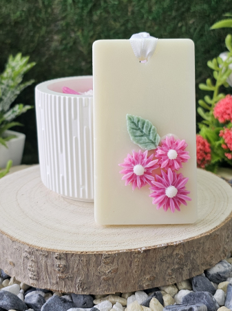 Set Lumanare & Odorizant Dewi Petals – Esenta Exotica cu Lemn de Santal & Tonka - handmade, wax melts, ceara de soia 100% naturala, ceara parfumata – 140g [4]