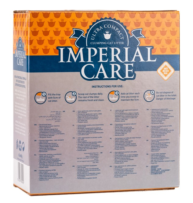 Nisip pisici Imperial Care cu ioni de argint - 3x6L [2]