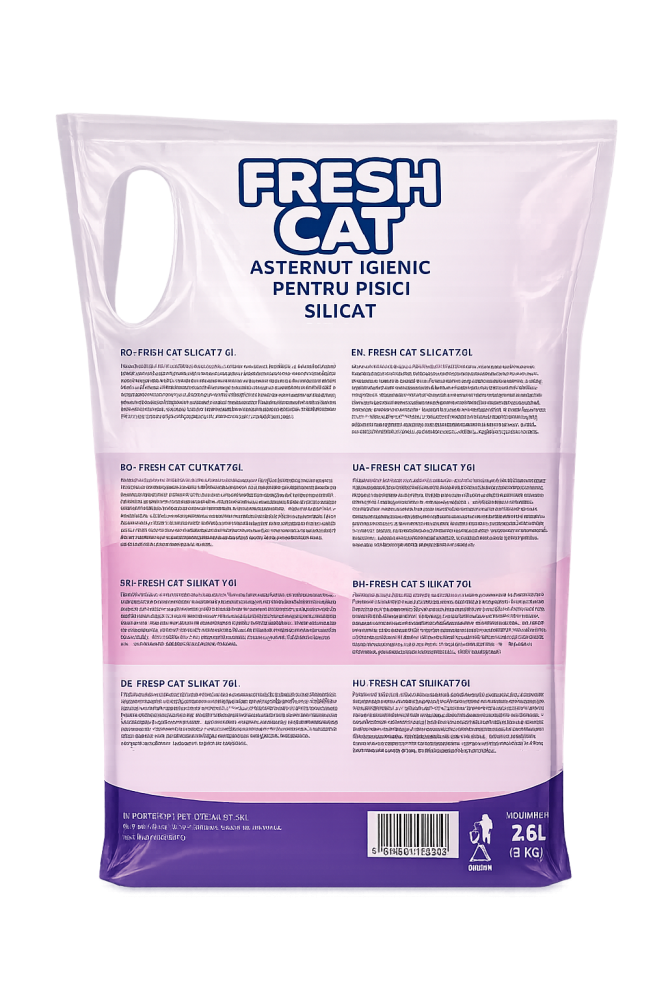 NISIP SILICAT PISICA FRESH CAT 7.6L LAVANDA [2]