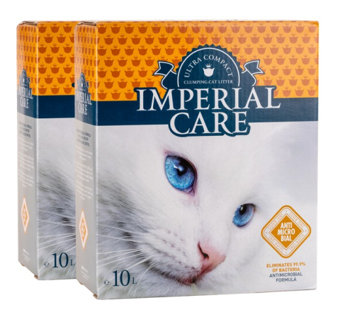 Pisici - Nisip pisici Imperial Care cu ioni de argint - 2x10L