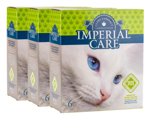 Pisici - Nisip pisici Imperial Care Green Garden - 3x6L