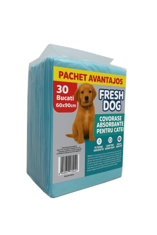 Covorașe igienice pentru căței - Covorase Igienice FRESHDOG 60x60cm 30buc