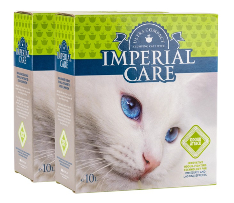 Pisici - Nisip pisici Imperial Care Green Garden - 2x10L
